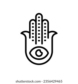 hamsa Icon für Ihre Website, Handy, Präsentation und Logo-Design.