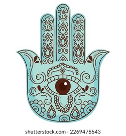 hamsa indian culture symbol icon