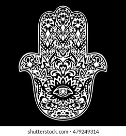 Hamsa  symbol vector illustration