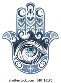 Hamsa.Design of Hamsa with eye