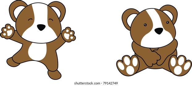 hamster baby cartoon in vector format