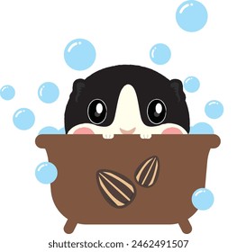 Hamsterbaden,
Tierpflege,
Badezeit,
