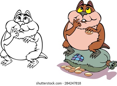 hamster cartoon