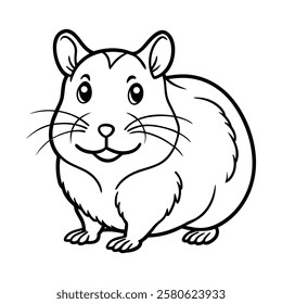 Hamster, cute hamster, hamster illustration, hamster drawing