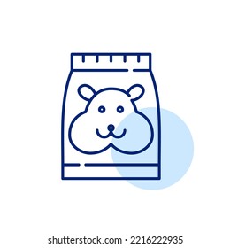 Hamster food icon pack. Pixel perfect, editable stroke