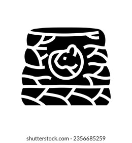 hamster house pet glyph icon vector. hamster house pet sign. isolated symbol illustration