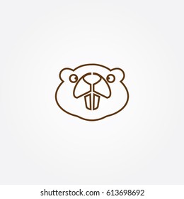 hamster icon to logo animal