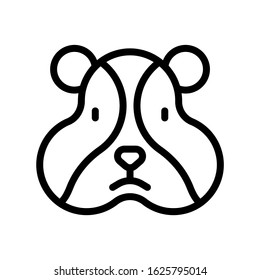 Hamster Icon from Mammals icon set . Vector file, resizeable
