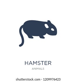 Hamster icon. Trendy flat vector Hamster icon on white background from animals collection, vector illustration can be use for web and mobile, eps10