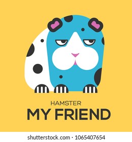 hamster icon vector. hamster sign on white background. hamster icon for web and app