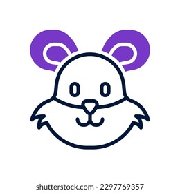 hamster icon for your website design, logo, app, UI.