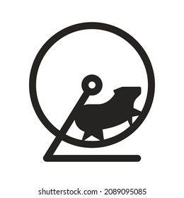hamster illustration, vector, icon. very suitable for logos, websites, applications, apps, backgrounds and more.