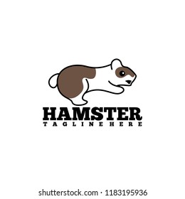 Hamster Logo Design Stock Vector (Royalty Free) 1183195936 | Shutterstock