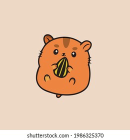 hamster or mouse vector \ mammal