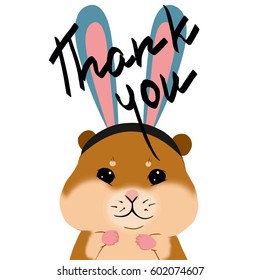 hamster Thank you