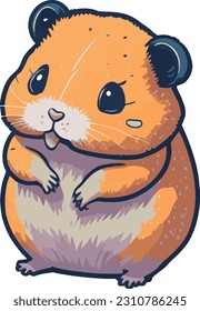 Hamster Vectordesign für alle Ihre Dekorbedürfnisse