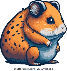 Hamster Vector Design for all your decorating needs