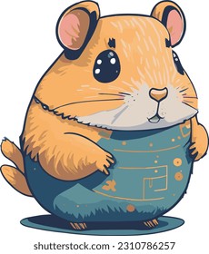 Hamster Vectordesign für alle Ihre Dekorbedürfnisse