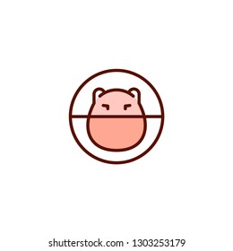 Hamster vector icon