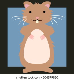 Hamster vector image