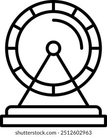 Hamster wheel Vector Icon Design Symbol