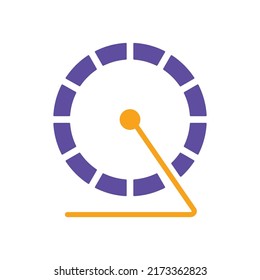 Hamster wheel vector icon. Pet animal sign. Graph symbol for pet and veterinary web site and apps design, logo, app, UI