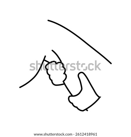 hamstrings massage therapy line icon vector. hamstrings massage therapy sign. isolated contour symbol black illustration