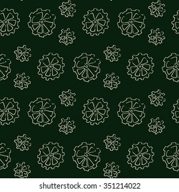 Han draw pattern of gearing