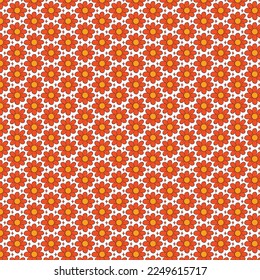 
Han Drawn Flower dot Seamless Pattern Design