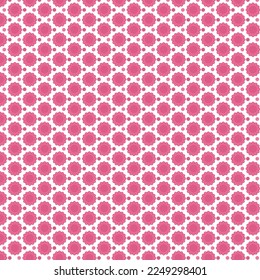 
Han Drawn Flower Polka Seamless Pattern Design