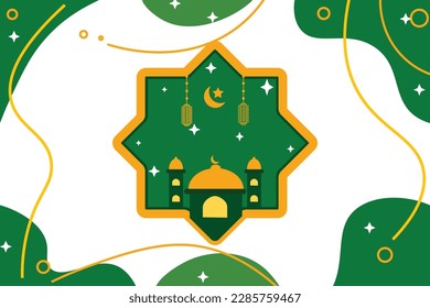 han drawn islamic vector background