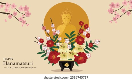 Hanamatsuri Buddha Floral Offering lord buddha