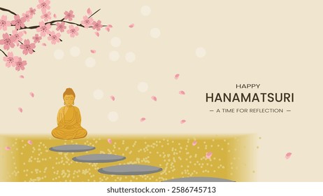 Hanamatsuri Buddha Path Art lord buddha