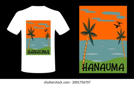hanauma beach designs for popular, unique t-shirts