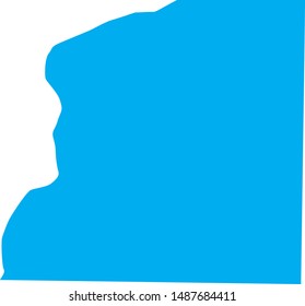 Hancock County map in state of illinois