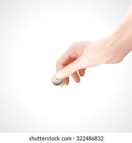 hand 1 euro