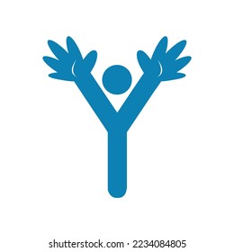 Hand-2-Logo-Symbol-Vorlage