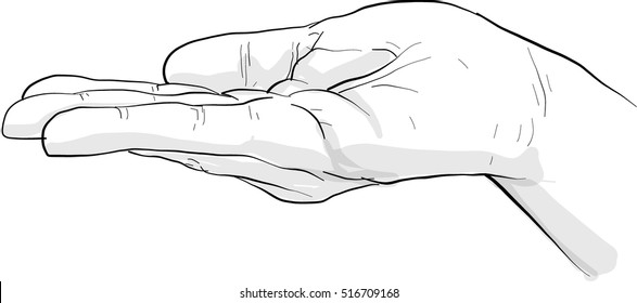 Hand Action Stock Vector (Royalty Free) 516709168 | Shutterstock