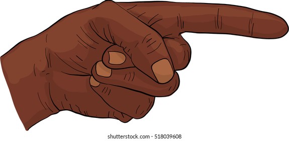 Hand Action Black Peopleafrican Stock Vector (Royalty Free) 518039608 ...