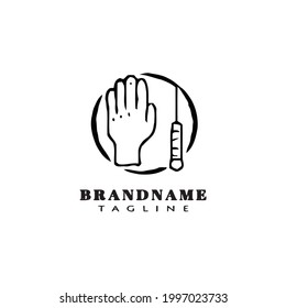 handakupunktur Logo Symbol Design Vorlage süße Vektorgrafik