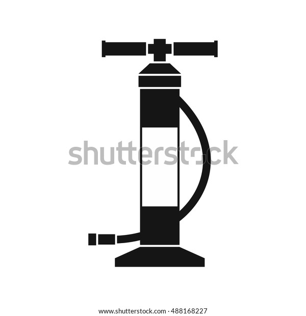 Hand air pump icon in simple style on a
white background vector
illustration