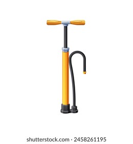 Hand air pump vector isolated on white background.