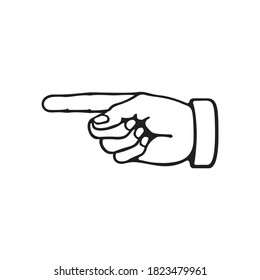 Vector de diseño de icono de aplicación de mano