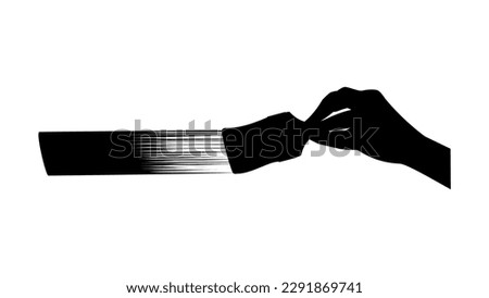 hand applying varnish with a brush, human using a paintbrush