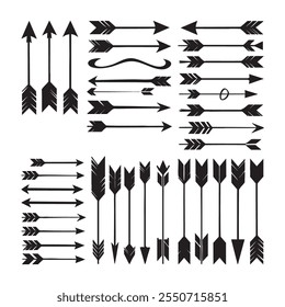 Hand Arrow Vector Eps Set 06