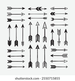 Hand Arrow Vector Eps Set 03
