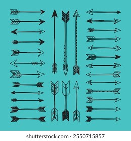 Hand Arrow Vector Eps Set 04