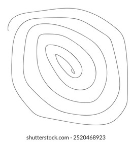  hand art line vector illustration