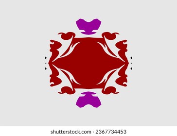 hand art symmetrical pattern abstract motif