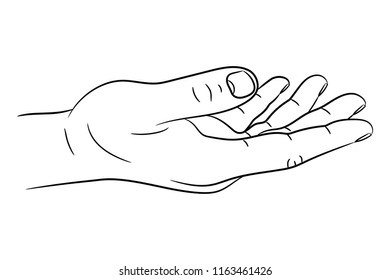 3,808 Outstretched Hand Stock Vectors, Images & Vector Art 